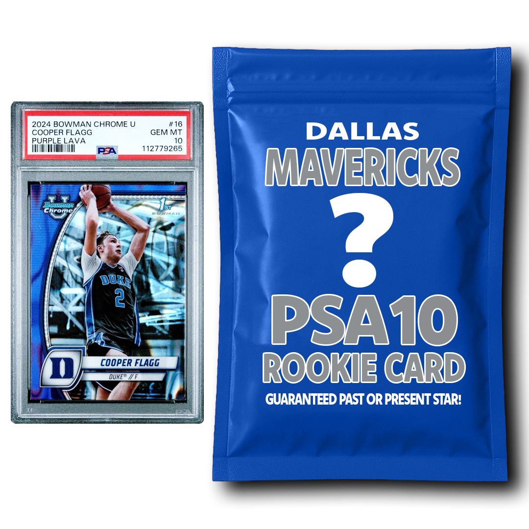 Dallas Mavericks PSA 10 Graded Rookie Card Mystery Pack