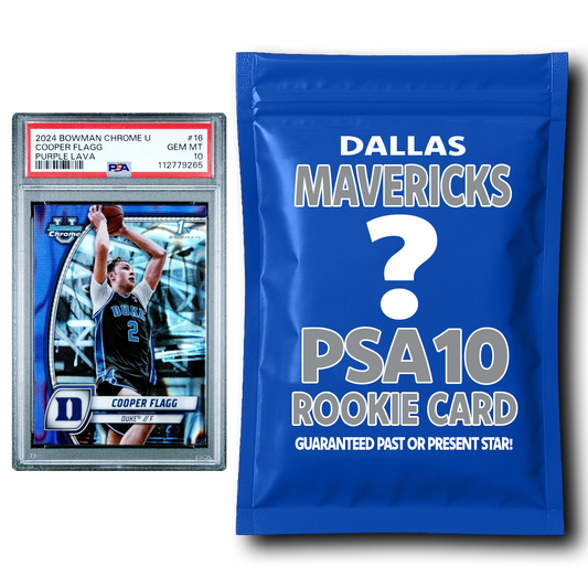 Dallas Mavericks PSA 10 Graded Rookie Card Mystery Pack