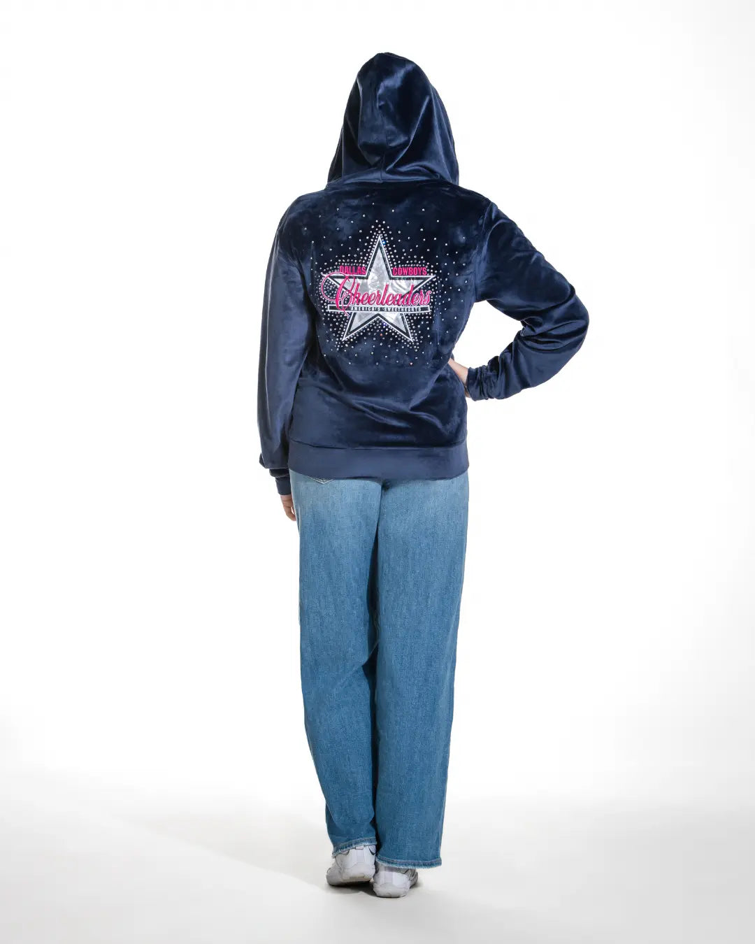 Dallas Cowboys Cheerleader Navy Blue Hoodie