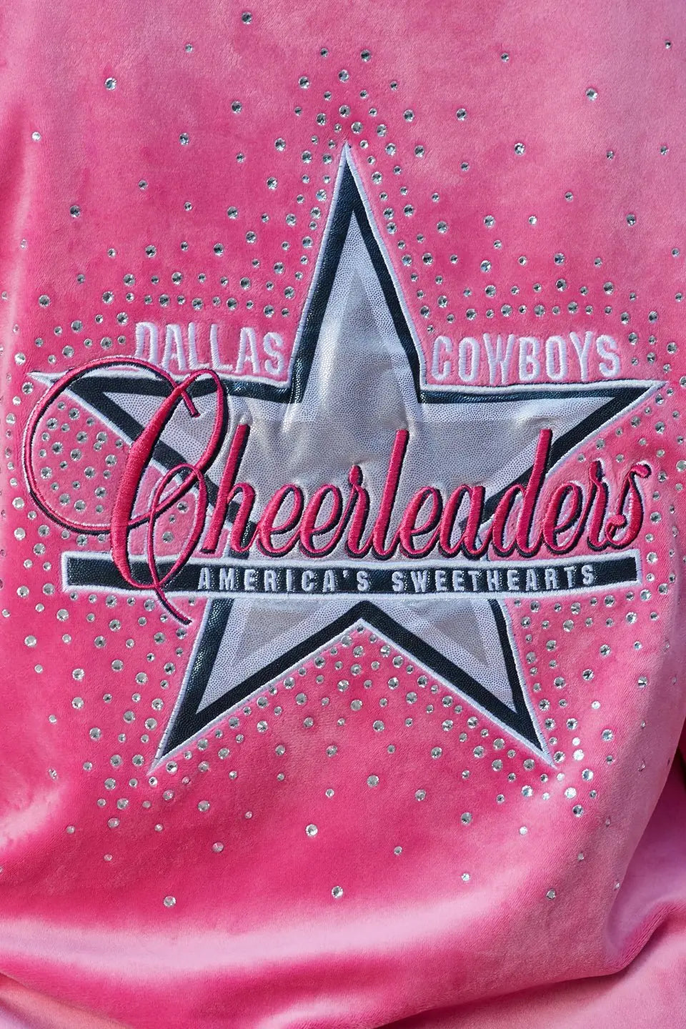 Dallas Cowboys Cheerleader Pink Hoodie