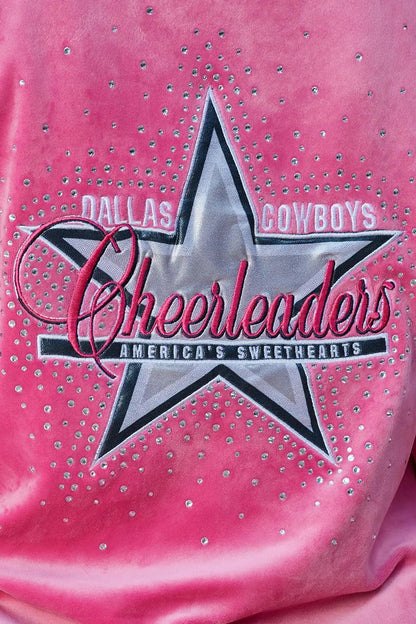 Dallas Cowboys Cheerleader Pink Hoodie