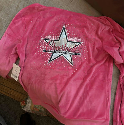 Dallas Cowboys Cheerleader Pink Hoodie