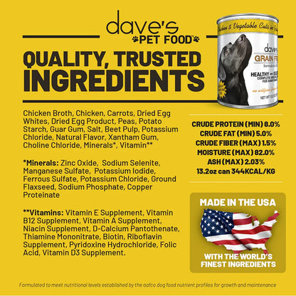 Dave's Stewlicious Chicken & Vegetable Stew For Dogs (13.2oz)