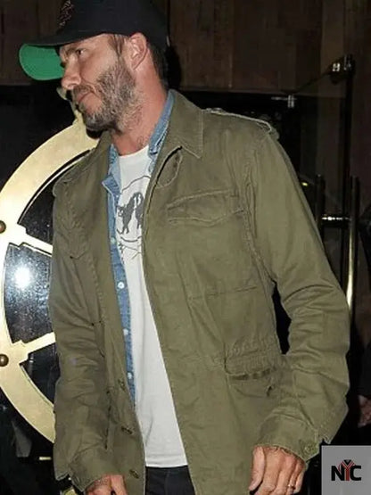 David Beckham Field Green Jacket