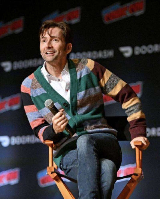 David Tennant New York Comic Con 2023 Cardigan