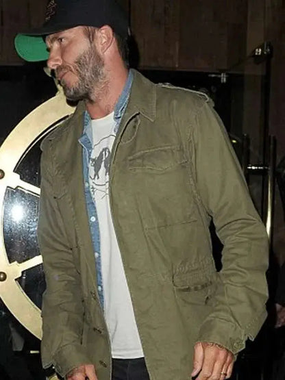 David Beckham Field Green Jacket