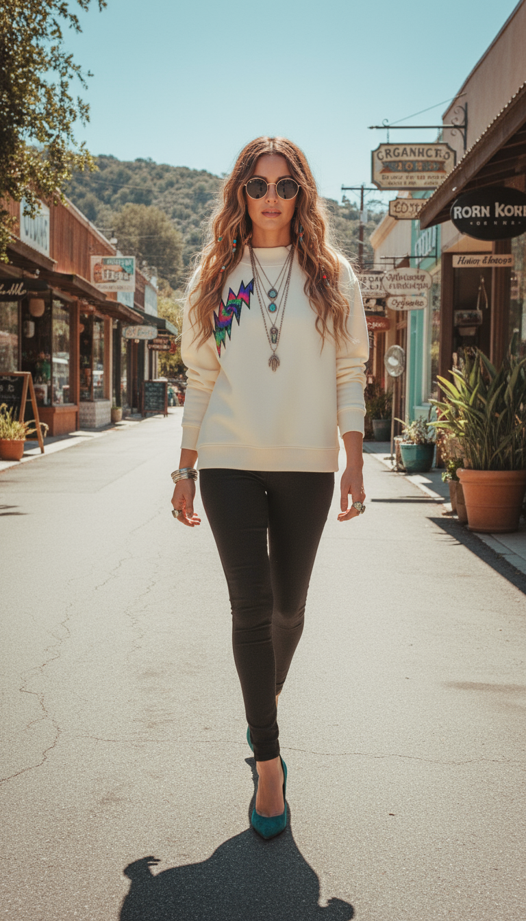 Dead Head Thunder Essential Fleece Mid-Neck Crew Sweatshirt