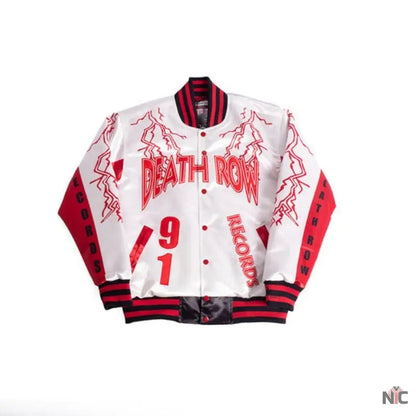 Death Row Lightning Satin Jacket