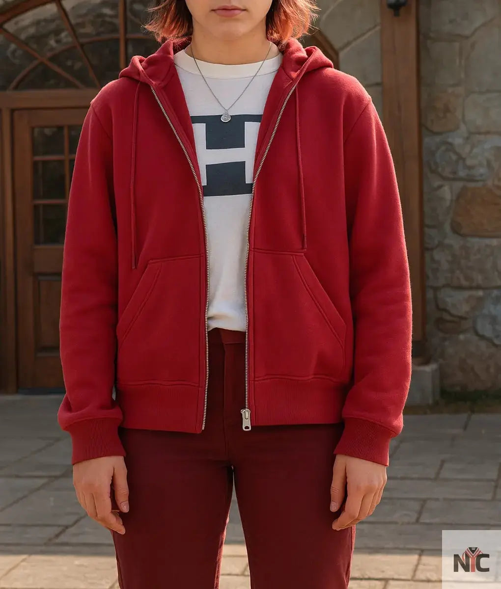 Death of a Unicorn Jenna Ortega Red Hoodie