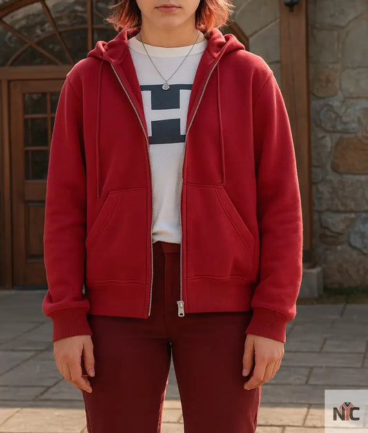 Death of a Unicorn Jenna Ortega Red Hoodie