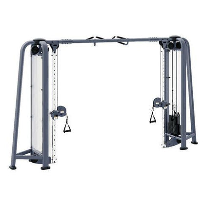 Megatron Deluxe Cable Crossover - Muscle D Fitness - 2 Functional Columns - Multi-Handle Pull-Up Bar - Selectorized Weight Adjustment