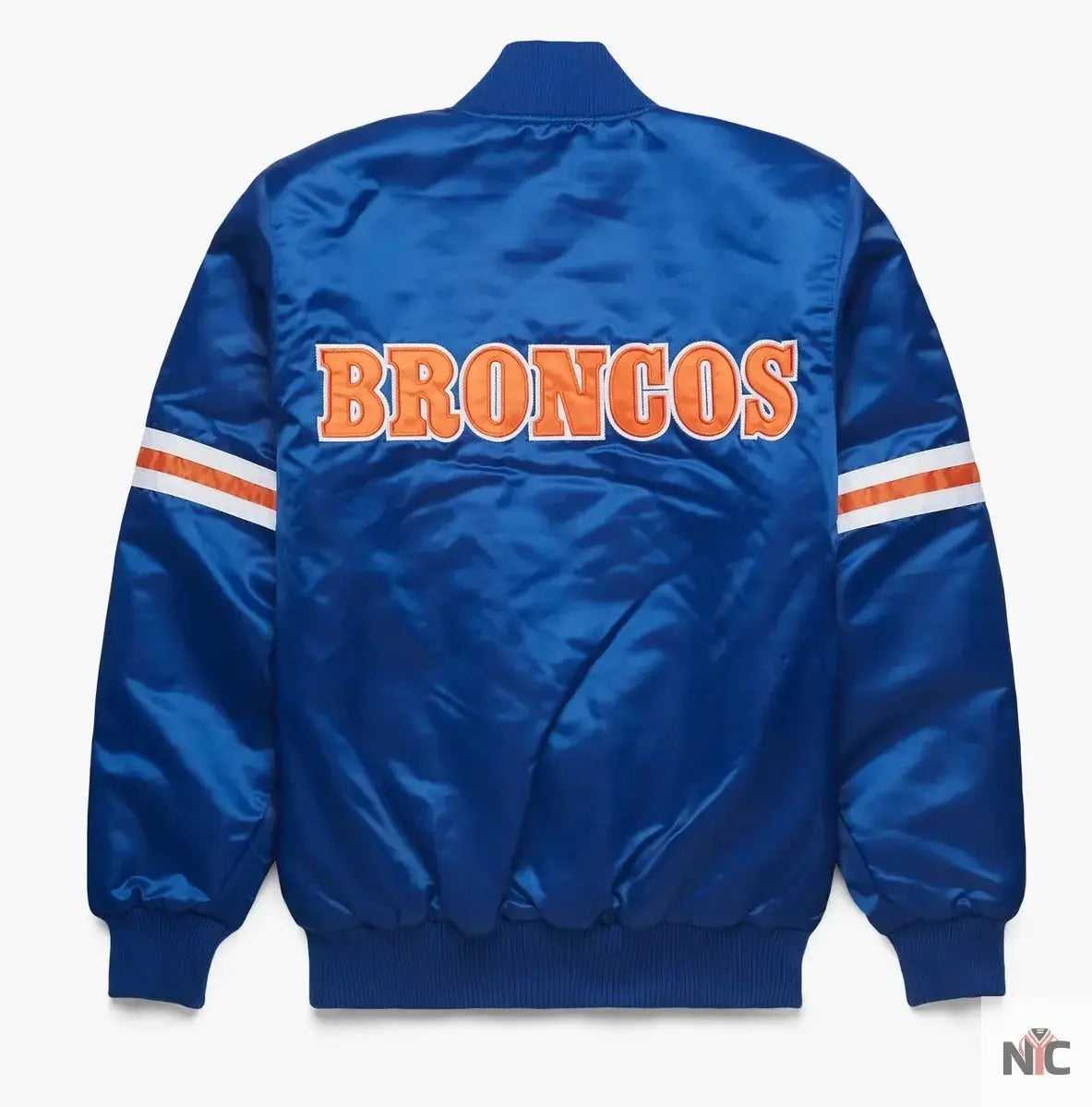 Denver Broncos Satin Varsity Jacket