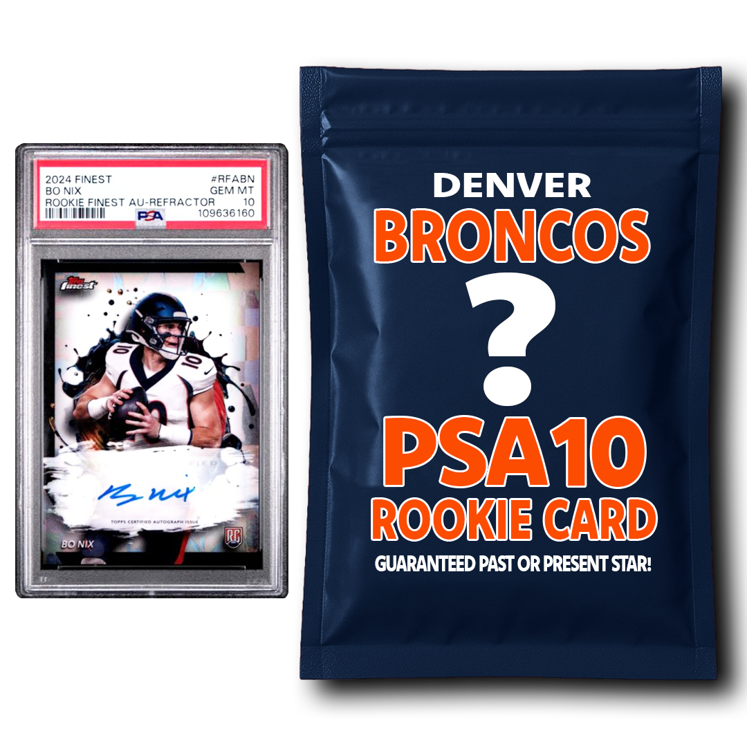 Denver Broncos PSA 10 Graded Rookie Card Mystery Pack
