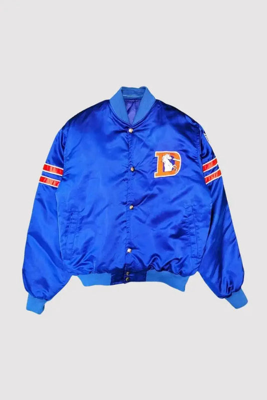 Denver Broncos 80’s Royal Blue Varsity Jacket