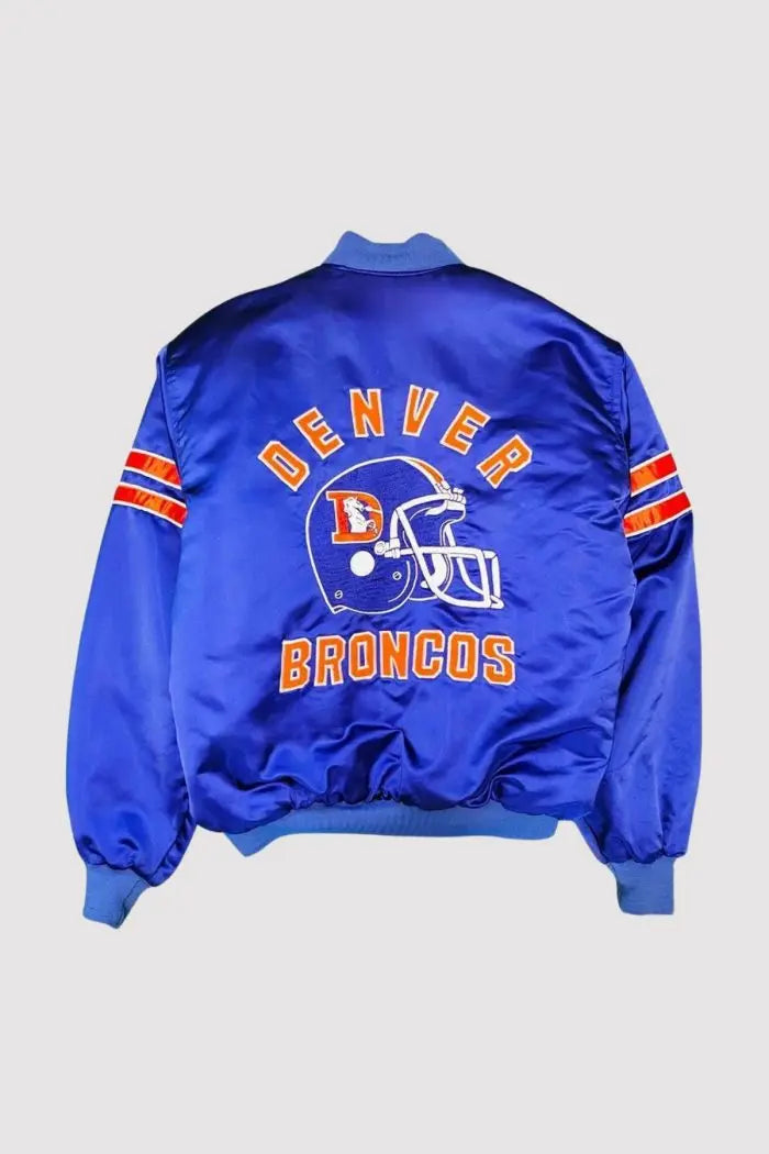 Denver Broncos 80’s Royal Blue Varsity Jacket