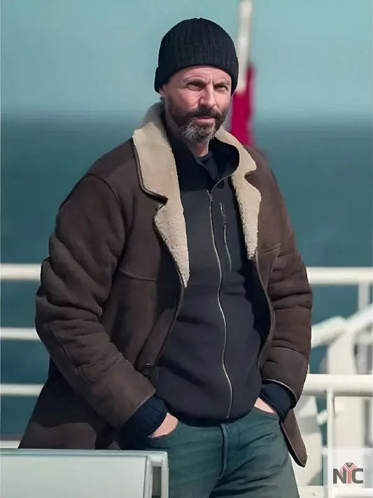 Dept. Q 2025 Matthew Goode Suede Coat