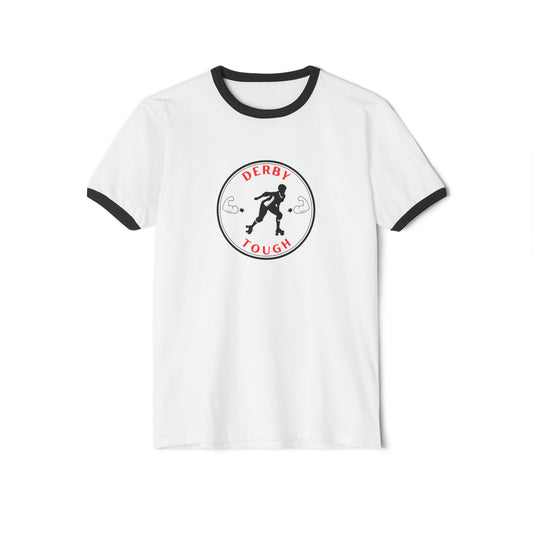 Derby Tough Unisex Cotton Ringer T-Shirt