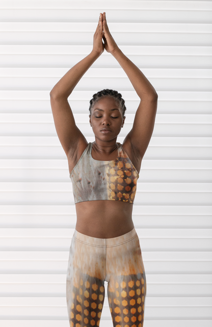 Desert Gold Resurrected Brushed Suede Leggings