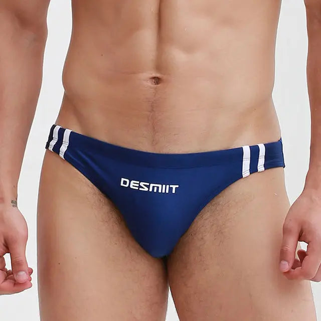Desmiit Low Rise Metallic Low Cut Swim Brief