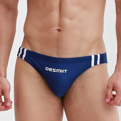 Desmiit Low Rise Metallic Low Cut Swim Brief
