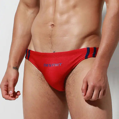 Desmiit Low Rise Metallic Low Cut Swim Brief