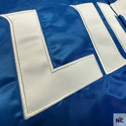 Detroit Lions Bronx Bubble Satin Puffer Jacket