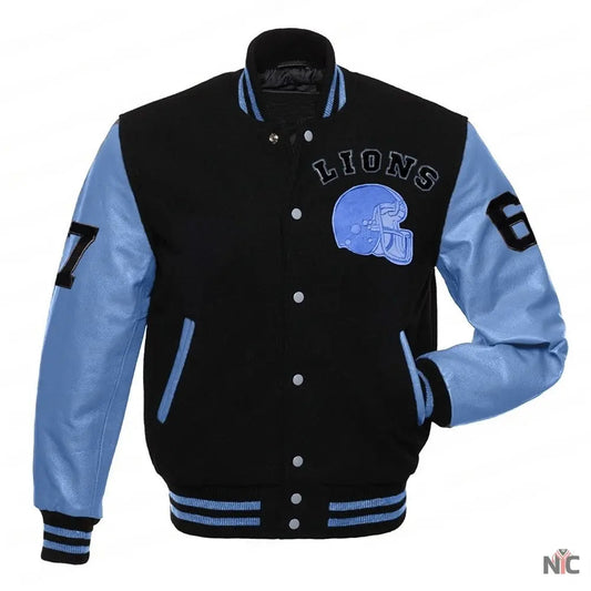 Detroit Lions Eddie Brock Venom 2 Varsity Jacket