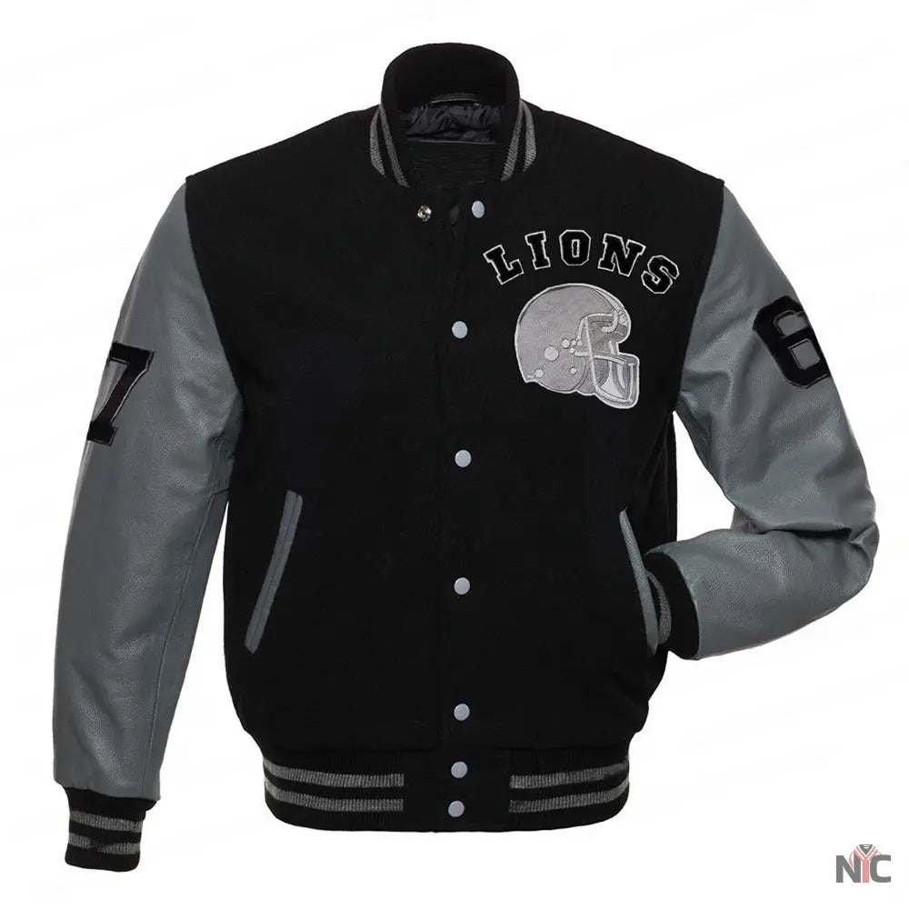 Detroit Lions Eddie Brock Venom 2 Varsity Jacket