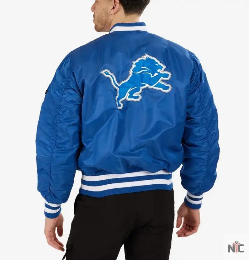 Detroit Lions Ma-1 Bomber Jacket