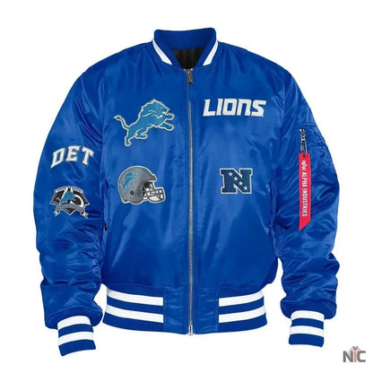 Detroit Lions Ma-1 Bomber Jacket