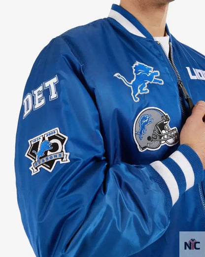 Detroit Lions Ma-1 Bomber Jacket