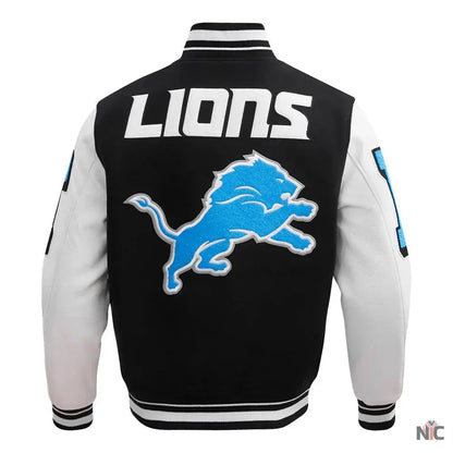 Detroit Lions Mashup Varsity Jacket