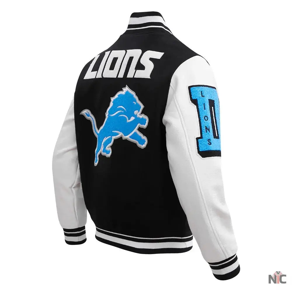 Detroit Lions Mashup Varsity Jacket