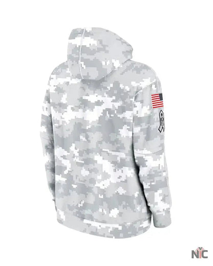 Detroit Lions Salute To Service Camo 2024 Hoodie