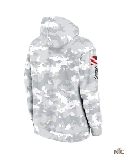 Detroit Lions Salute To Service Camo 2024 Hoodie