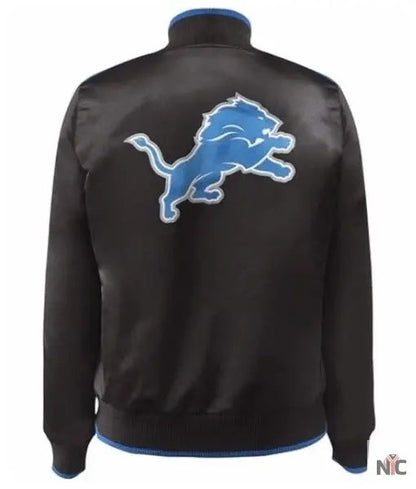 Detroit Lions Show Time Satin Jacket