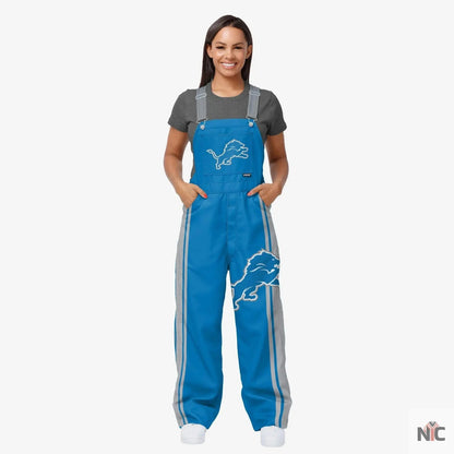 Detroit Lions Team Stripe Bib Overalls