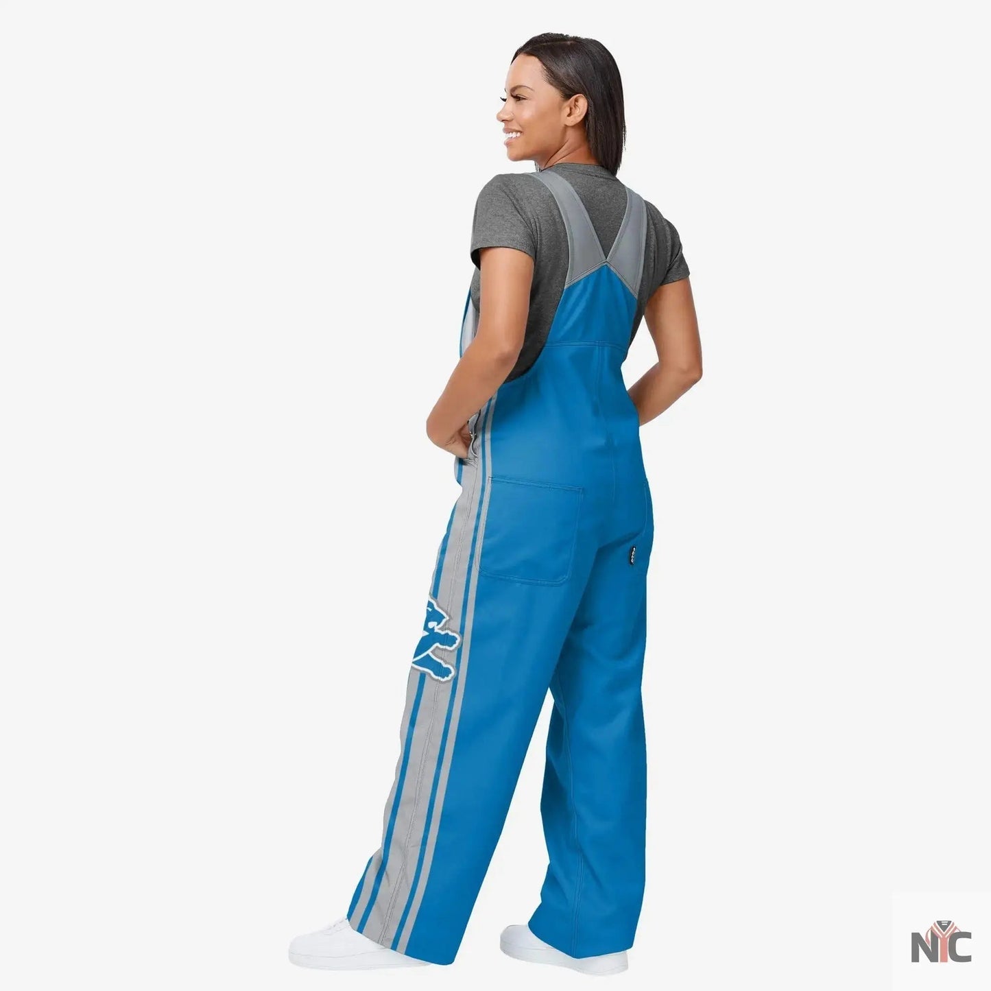 Detroit Lions Team Stripe Bib Overalls