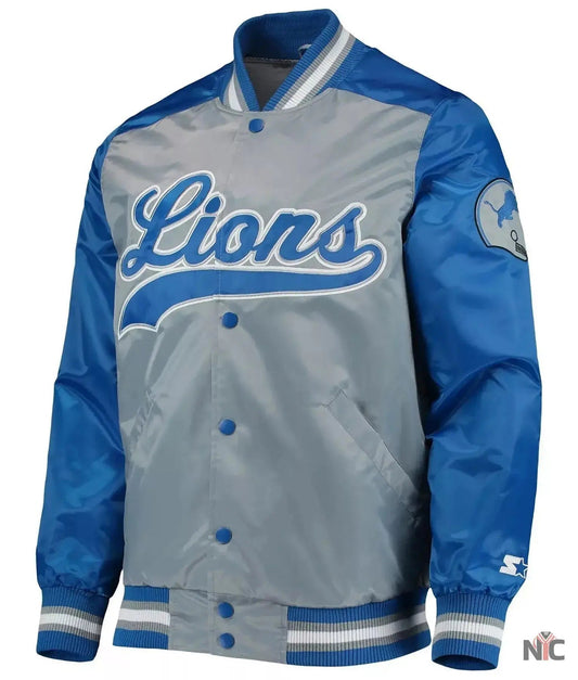 Detroit Lions The Tradition II Satin Jacket