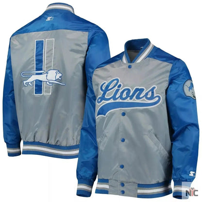 Detroit Lions The Tradition II Satin Jacket
