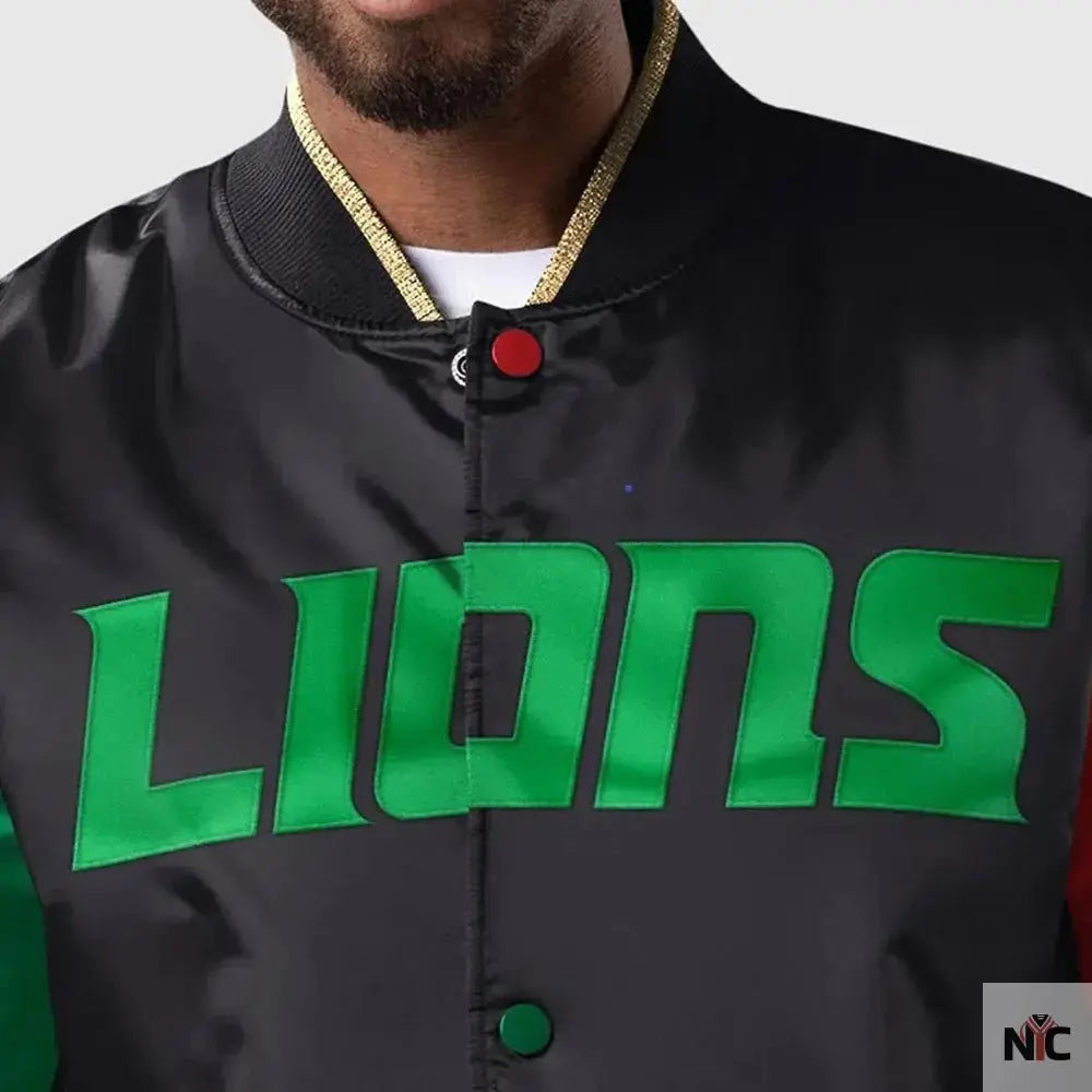 Detroit Lions Ty Mopkins Black History Month Jacket