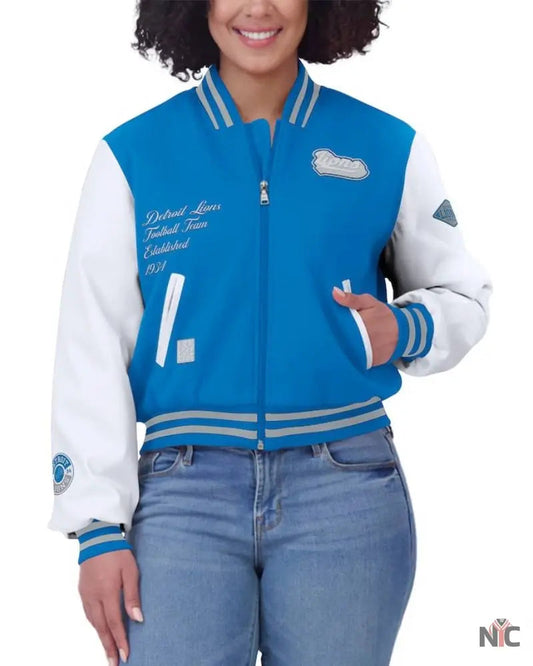 Detroit Lions Women’s Varsity Full-Zip Jacket