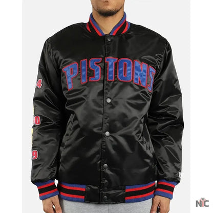 Detroit Pistons Finals Satin Jacket
