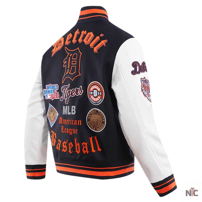Detroit Tigers Old English Varsity Jacket
