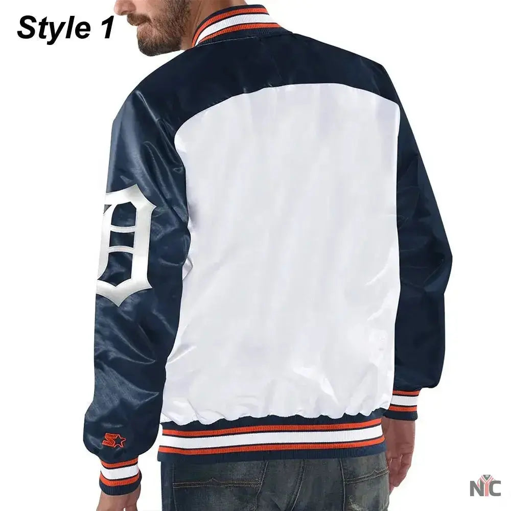 Detroit Tigers Varsity Satin Jacket