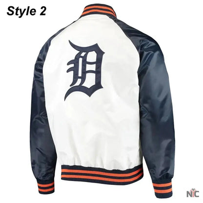Detroit Tigers Varsity Satin Jacket