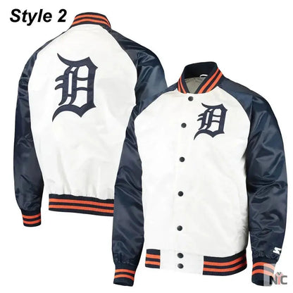 Detroit Tigers Varsity Satin Jacket