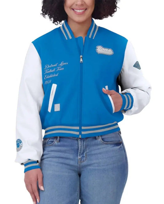 Detroit Lions Women’s Varsity Full-Zip Jacket