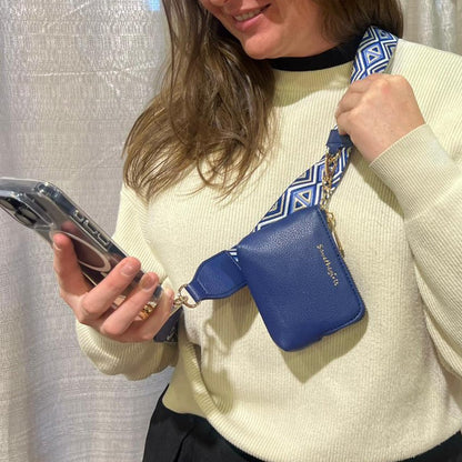 Clip & Go Strap w/RFID Pouch Diamond Pattern - Triathlete Store