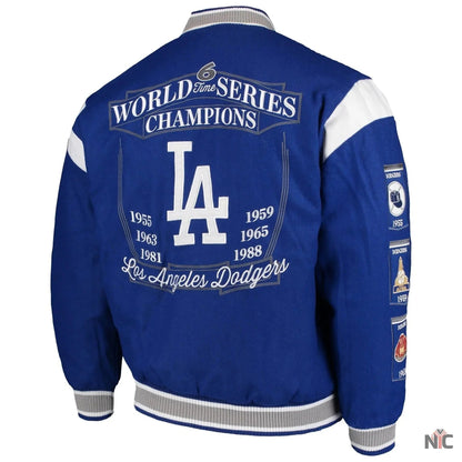 Dodgers Commemorative Championship Varsity Jacket